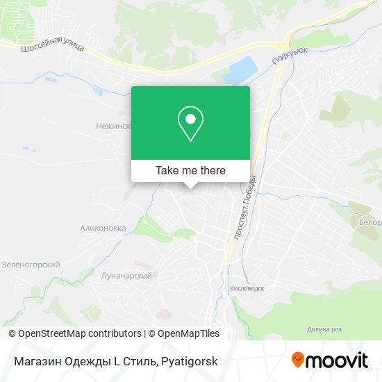 Магазин Одежды L Стиль map