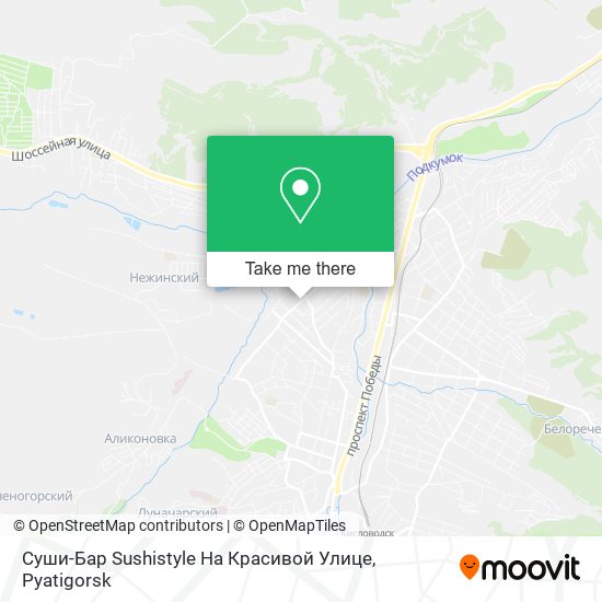 Суши-Бар Sushistyle На Красивой Улице map