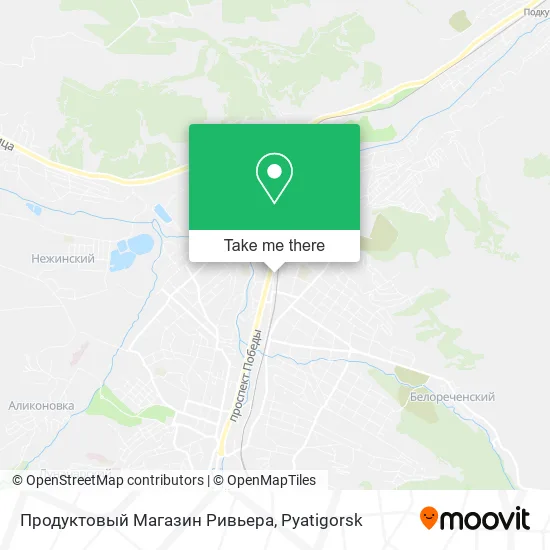 Продуктовый Магазин Ривьера map