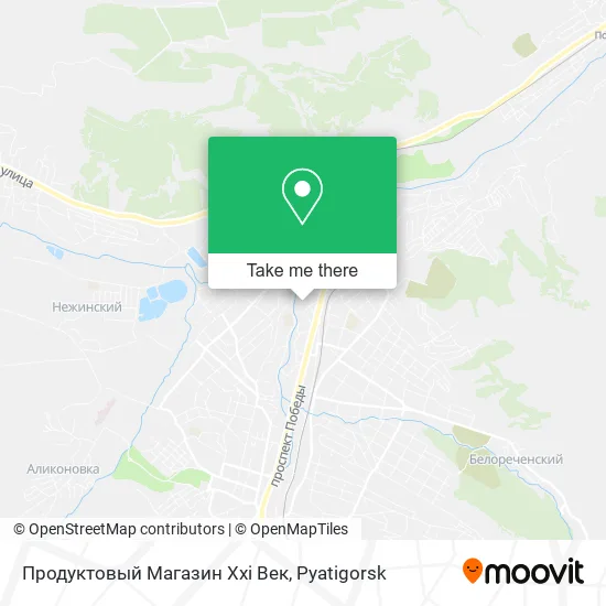 Продуктовый Магазин Xxi Век map
