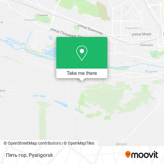 Пять гор map