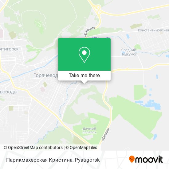 Парикмахерская Кристина map