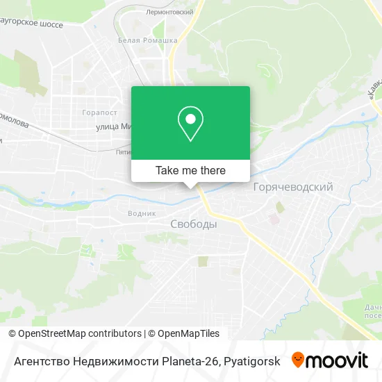 Агентство Недвижимости Planeta-26 map