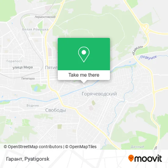 Гарант map