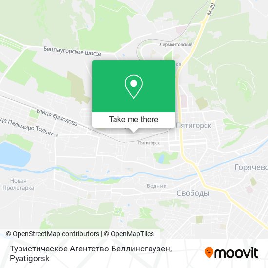 Туристическое Агентство Беллинсгаузен map