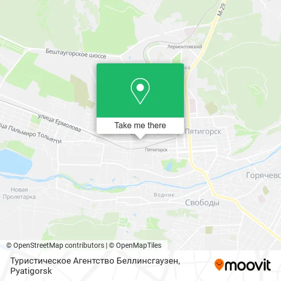 Туристическое Агентство Беллинсгаузен map
