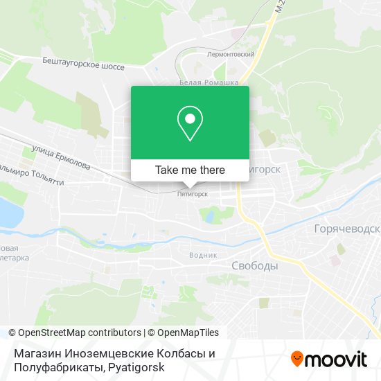 Магазин Иноземцевские Колбасы и Полуфабрикаты map
