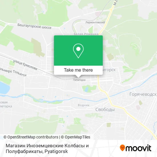 Магазин Иноземцевские Колбасы и Полуфабрикаты map