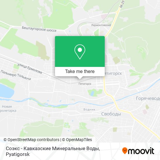 Соэкс - Кавказские Минеральные Воды map