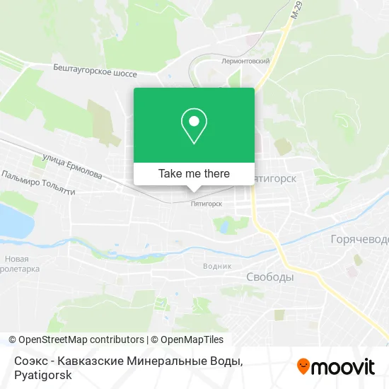 Соэкс - Кавказские Минеральные Воды map