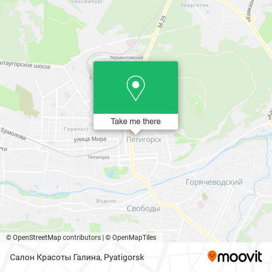 Салон Красоты Галина map