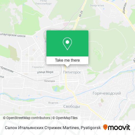 Салон Итальянских Стрижек Martines map