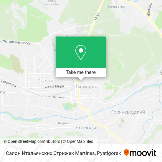 Салон Итальянских Стрижек Martines map