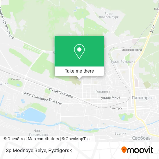 Sp Modnoye.Belye map