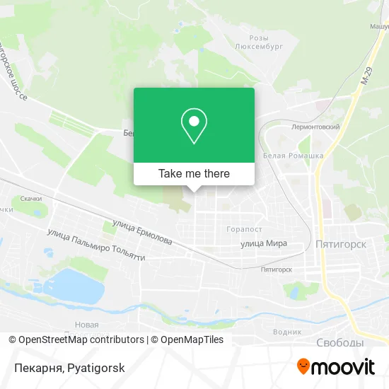 Пекарня map