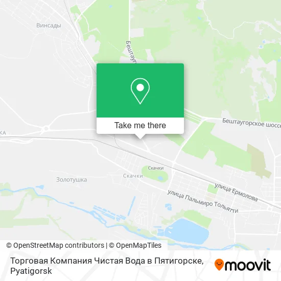 Торговая Компания Чистая Вода в Пятигорске map