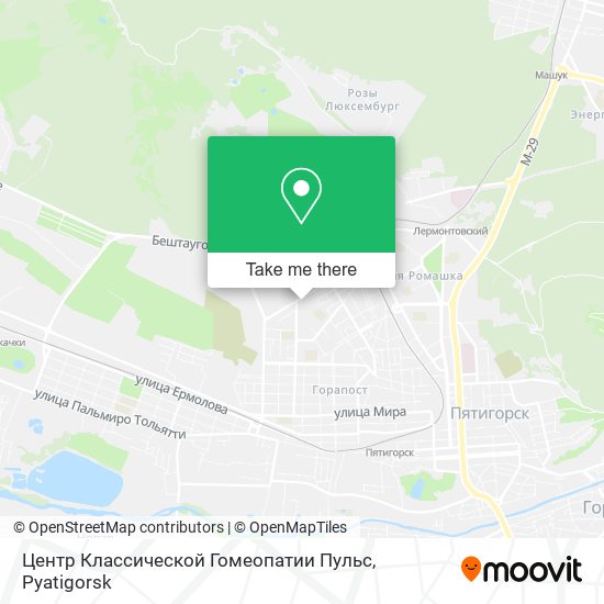 Центр Классической Гомеопатии Пульс map