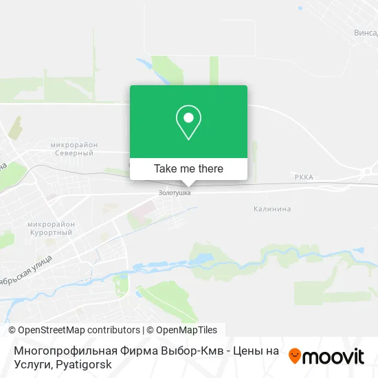 Многопрофильная Фирма Выбор-Кмв - Цены на Услуги map