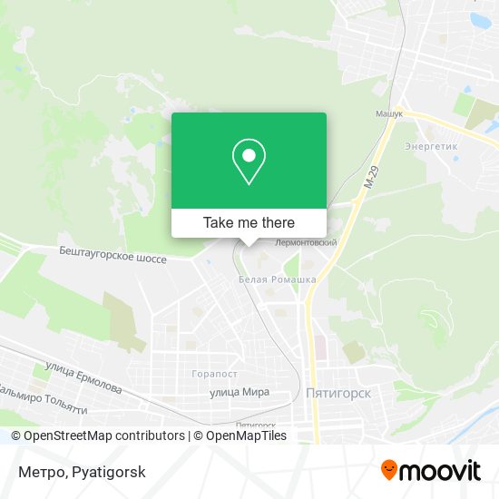 Метро map
