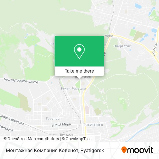 Монтажная Компания Ковенот map
