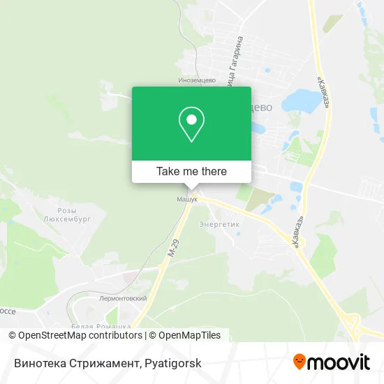 Винотека Стрижамент map