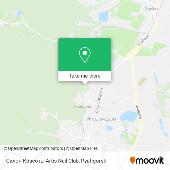 Салон Красоты Artis Nail Club map