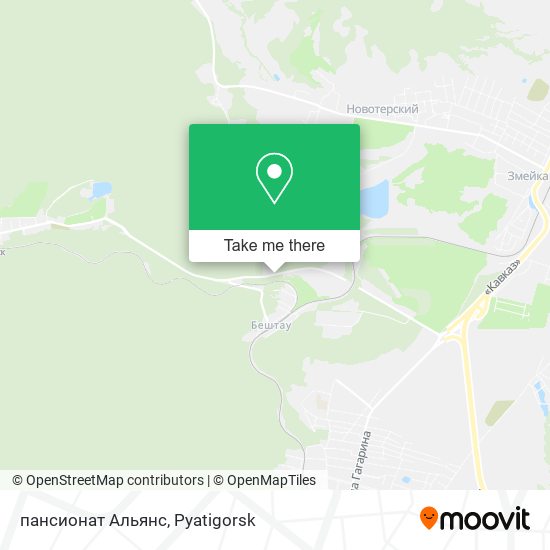 пансионат Альянс map