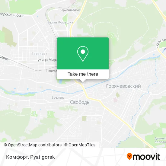 Комфорт map
