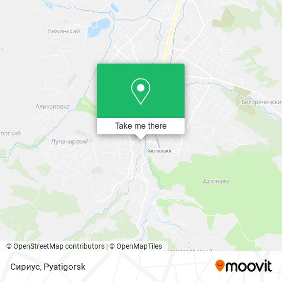 Сириус map