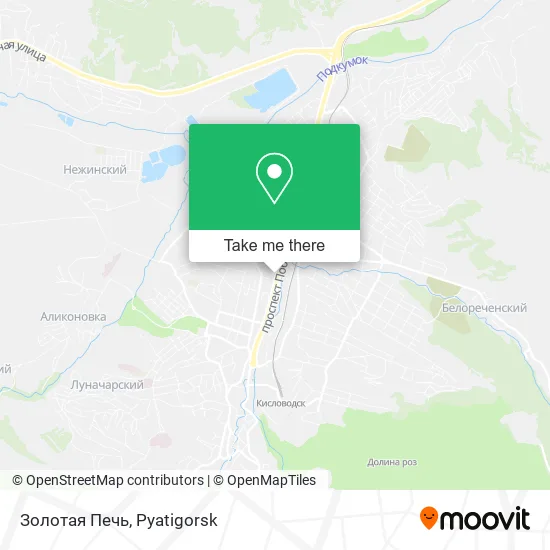 Золотая Печь map