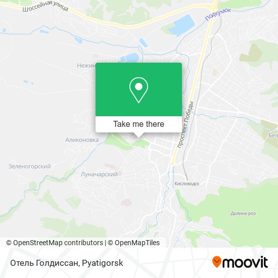 Отель Голдиссан map