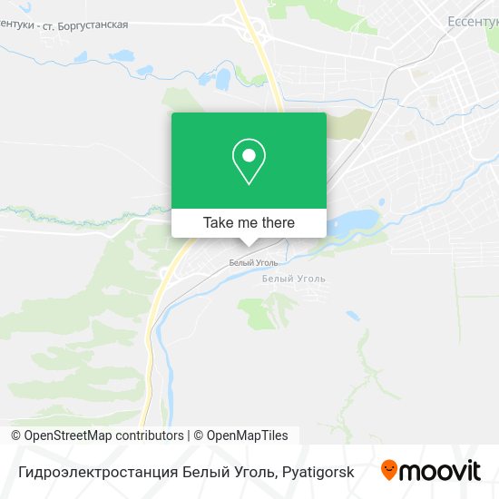 Гидроэлектростанция Белый Уголь map