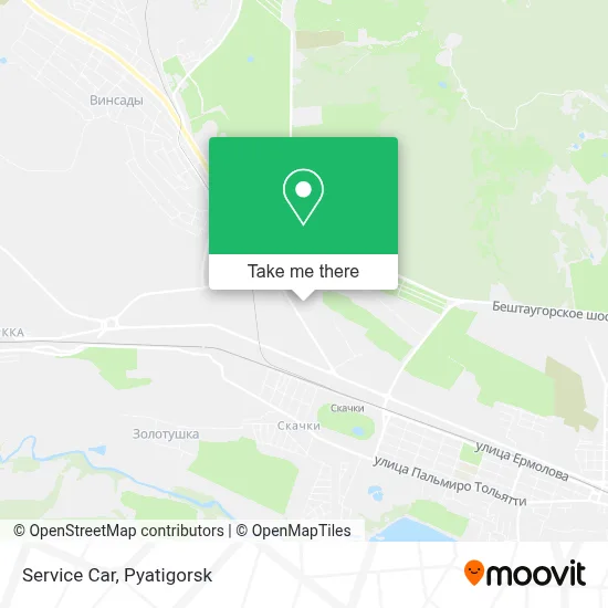 Service Car map