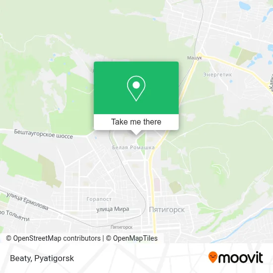 Beaty map