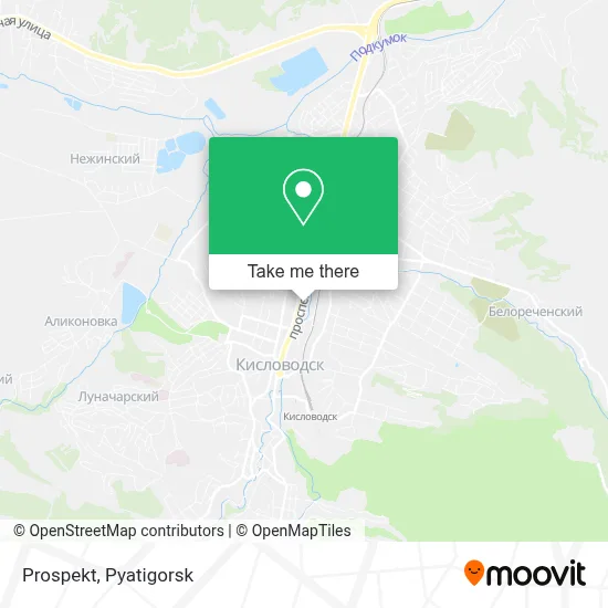 Prospekt map