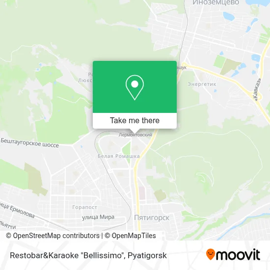 Restobar&Karaoke "Bellissimo" map
