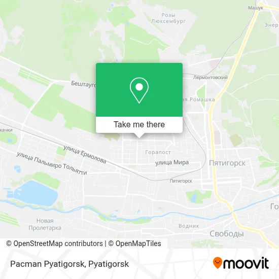 Pacman Pyatigorsk map