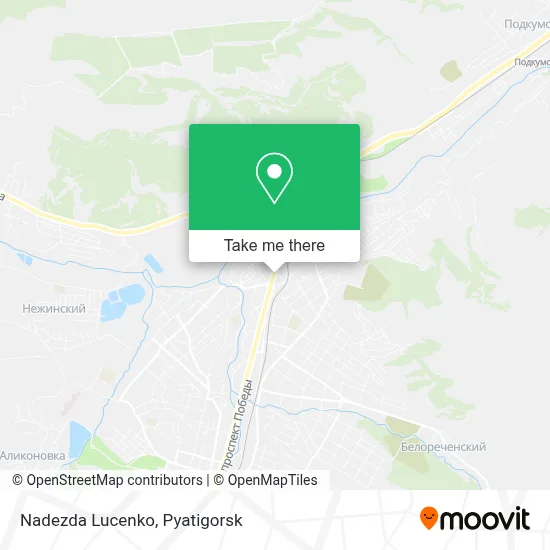 Nadezda Lucenko map