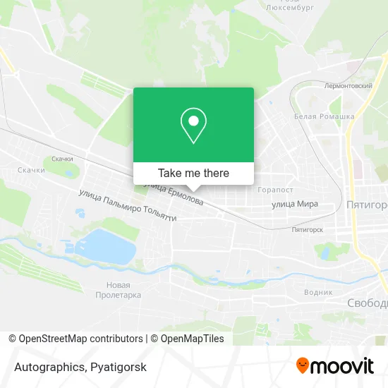 Autographics map