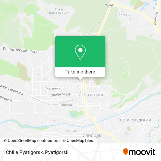 Chilia Pyatigorsk map