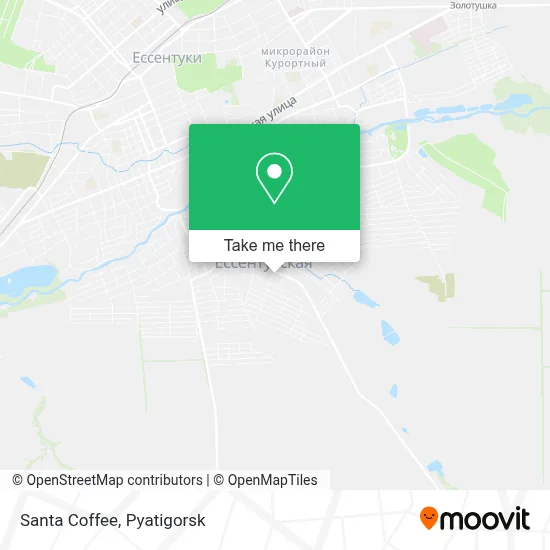 Santa Coffee map