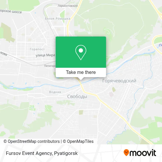 Fursov Event Agency map