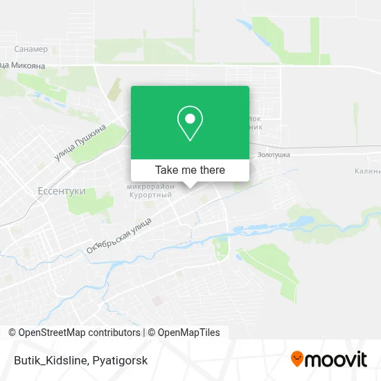Butik_Kidsline map
