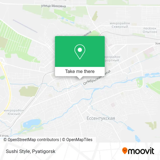 Sushi Style map