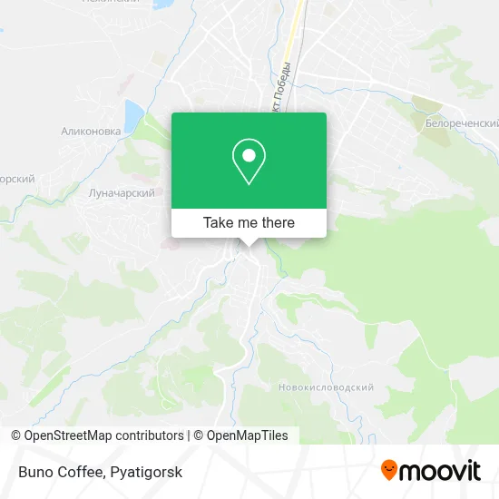 Buno Coffee map