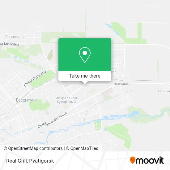 Real Grill map