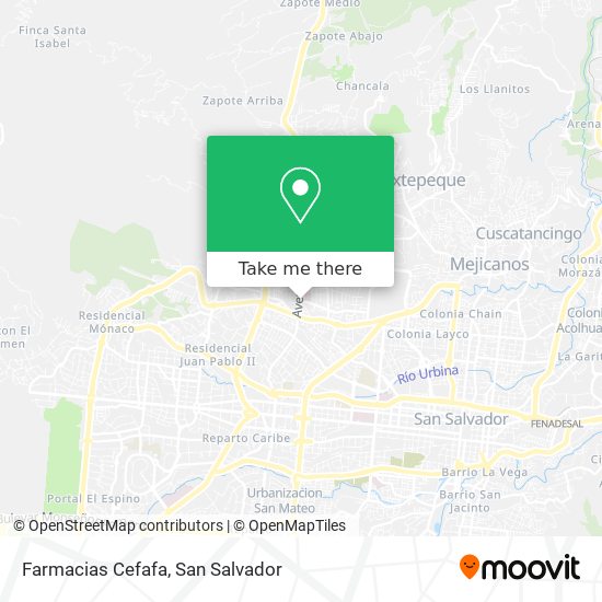 Mapa de Farmacias Cefafa