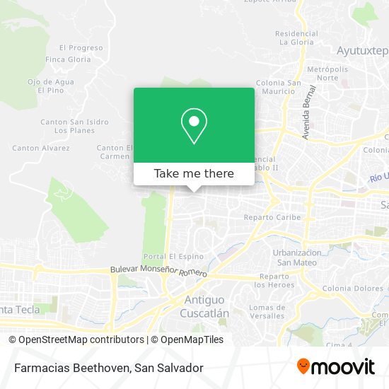 Farmacias Beethoven map