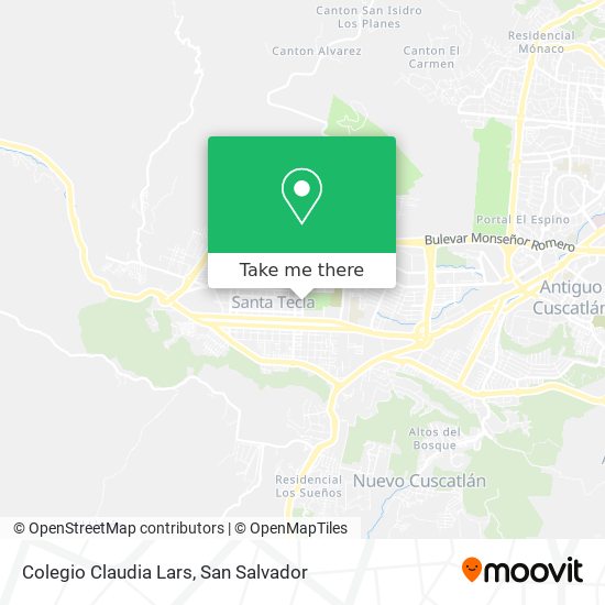 Colegio Claudia Lars map