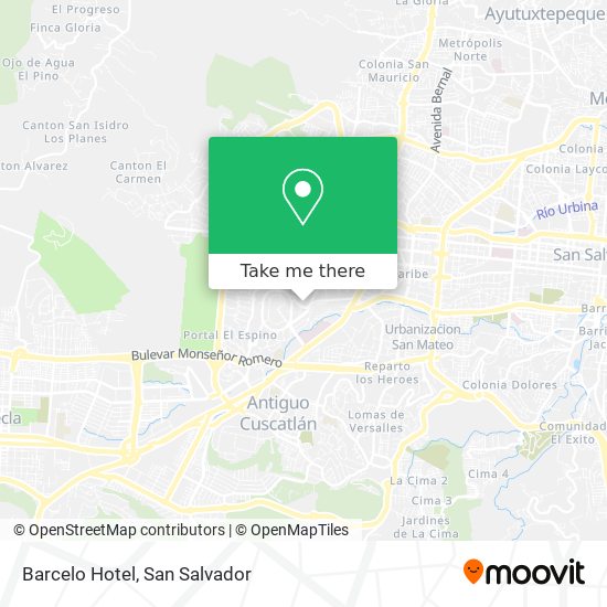 Barcelo Hotel map